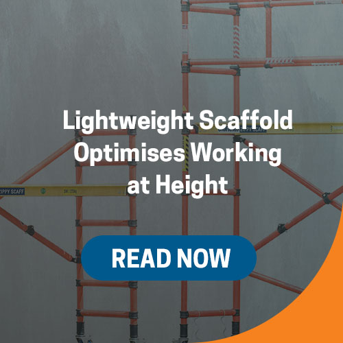 Lightweight Scaffold Optimises Working At Height